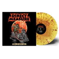 Direct Measure - Might & Might Alone (Yellow & Red Splatter) vinyl cover