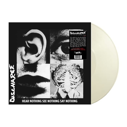Discharge - Hear Nothing See Nothing Say Nothing vinyl cover