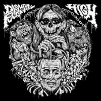Dismalfucker/high - Dismalfucker Vs. High Split-Album vinyl cover