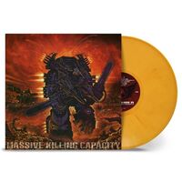 Dismember - Massive Killing Capacity (Yellow Orange Marble) vinyl cover