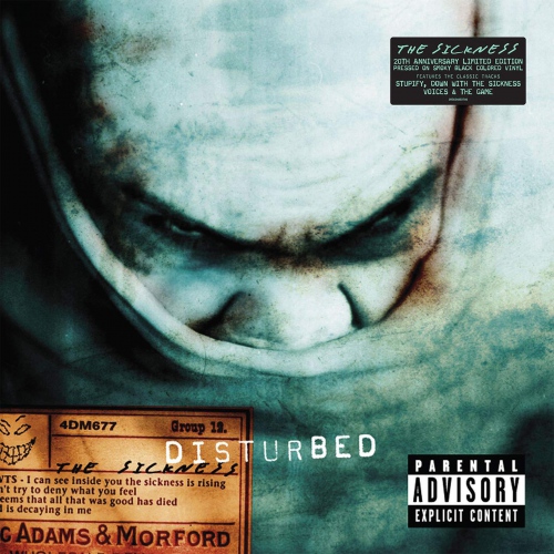 Disturbed - The Sickness 20Th Anniversary Edition vinyl cover