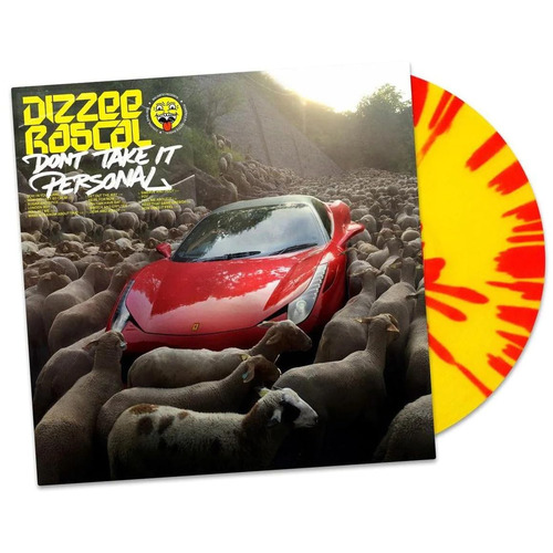 Dizzee Rascal - Don't Take It Personal (Yellow & Red Splatter) vinyl cover