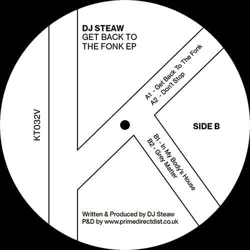 DJ Steaw - Get Back To The Fonk vinyl cover