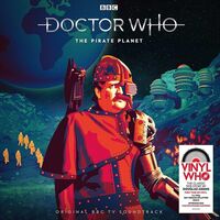 Doctor Who - Pirate Planet ('Sky Demon' Splatter) vinyl cover