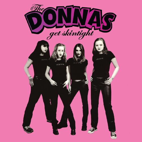 Donnas - Get Skintight (Remastered; Purple With Pink Swirl) vinyl cover