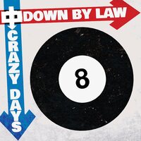 Down by Law - Crazy Days (Red Marble) vinyl cover