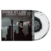 Down By Law - Lonely Town Black & White Haze vinyl cover