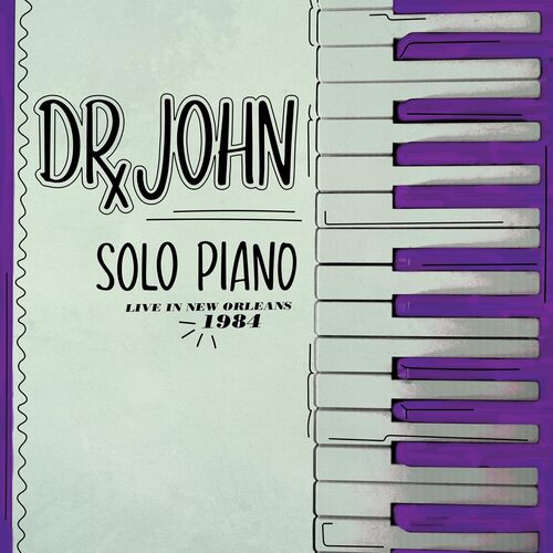 Dr. John - Solo Piano Live in New Orleans 1984 vinyl cover
