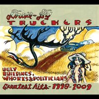 Drive-By Truckers - Ugly Buildings, Whores, and Politicians: Greatest Hits 1998-2009 (Clear Coke Bottle) vinyl cover