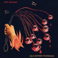 Dry Socket - SElf Defense Techniques 2-Color Galaxy Effect: T1 (Ruby Transparent + Black) vinyl cover