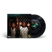 Earthgang - Ghetto Gods (Black With Gold Swirl) vinyl cover