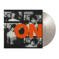 Echobelly - On (White & Black Marble) vinyl cover