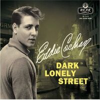 Eddie Cochran - Dark Lonely Street vinyl cover