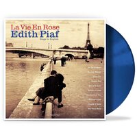 Edith Piaf - La Vie En Rose: Edith Piaf Sings In English (Royal Blue) vinyl cover