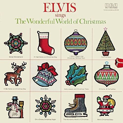 Elvis Presley - Elvis Sings The Wonderful World Of Christmas vinyl cover