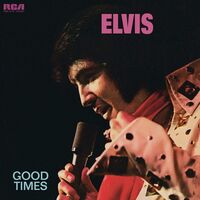 Elvis Presley - Good Times Translucent Gold & Blue Swirl Poster vinyl cover