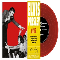 Elvis Presley - Live vinyl cover