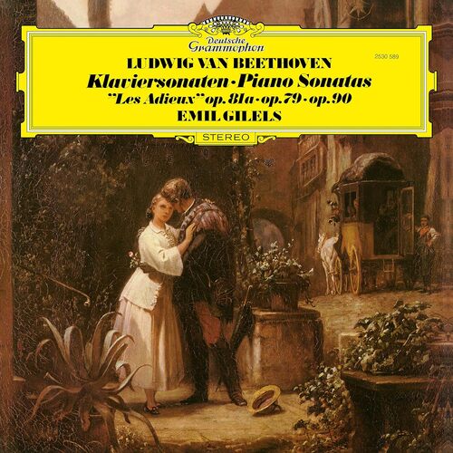 Emil Gilels - Beethoven: Piano Sonata Nos. 25 (27) vinyl cover