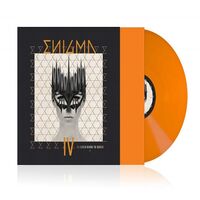 Enigma - The Screen Behind The Mirror Transparent Orange vinyl cover