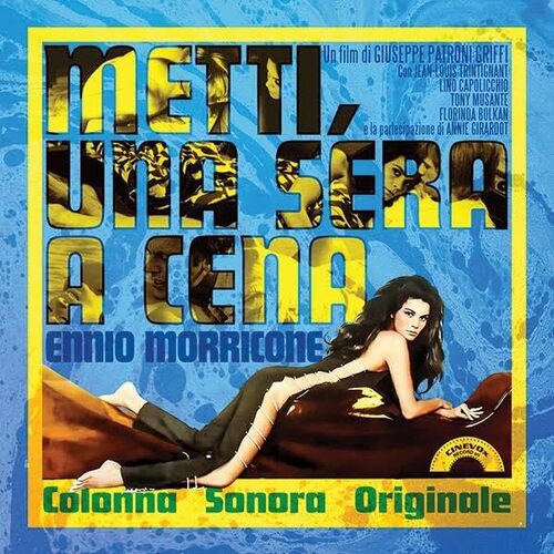 Ennio Morricone - Metti Una Sera A Cena Original Soundtrack (Yellow) vinyl cover