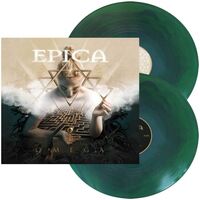 Epica - Omega (Blue / green swirl vinyl) vinyl cover