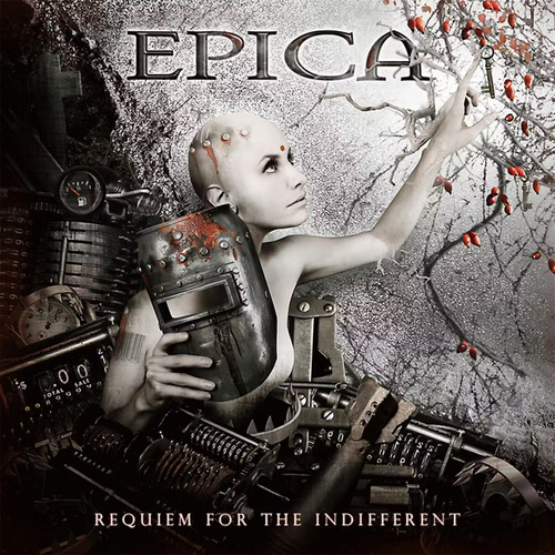 Epica - Requiem For The Indifferent (Transparent Red) vinyl cover