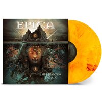 Epica - The Quantum Enigma; 10th Anniversary (Yellow Red Marble) vinyl cover