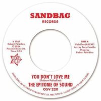 Epitome of Sound - You Don't Love Me / Where Were You vinyl cover