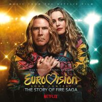 Eurovision Song Contest: Story Of Fire / O.s.t. - Eurovision Song Contest: The Story Of Fire Saga Original Soundtrack (Limited 'Lion Of Love' Pink) vinyl cover