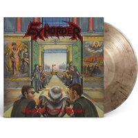 Exhorder - Slaughter In The Vatican (Crystal Clear & Black Marble) vinyl cover
