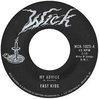 Fast Kids - My Advice b/w Out of State Plates vinyl cover