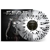 Fear Factory - Genexus (Crystal Clear Black White Splatter) vinyl cover