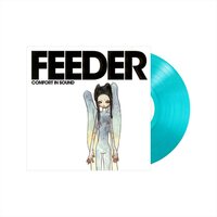 Feeder - Comfort In Sound 2025 (Transparent Blue Curacao) vinyl cover