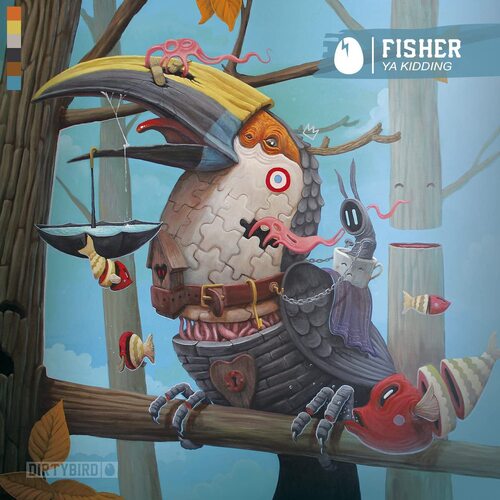 Fisher - Ya Kidding (Incl. Sebastien V & Solardo Remixes; White) vinyl cover