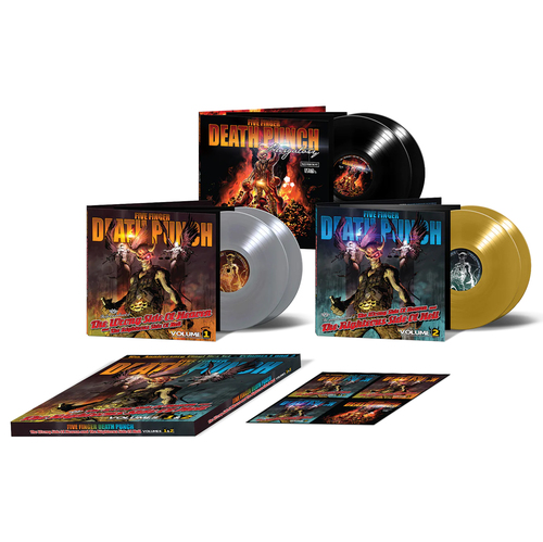 Five Finger Death Punch - The Wrong Side Of Heaven & The Righteious Side Of Hell, Vols 1 & 2 vinyl cover