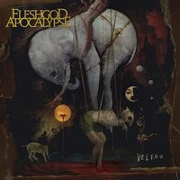Fleshgod Apocalypse - Veleno Gold/black Splatter In vinyl cover