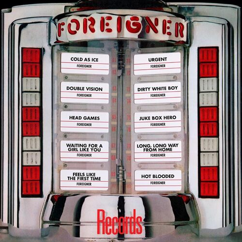 Foreigner - REcords-Greatest Hits vinyl cover