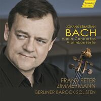 Frank Peter Bach / Zimmermann - J.s. Bach: Violinkonzerte vinyl cover