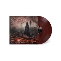 Frantic Amber - DEATH BECOMES HER (Bloodred Marbled) vinyl cover