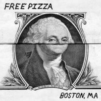 Free Pizza - Boston Ma vinyl cover