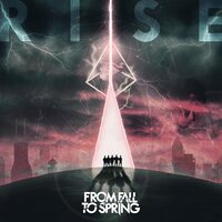 From Fall To Spring - RISE (White / Black Marbled) vinyl cover