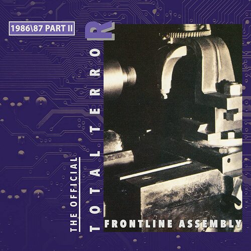Front Line Assembly - Total Terror Part II 1986/87 (Purple Marble) vinyl cover
