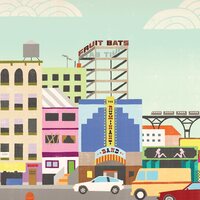 Fruit Bats - The Ruminant Band (Pink) vinyl cover