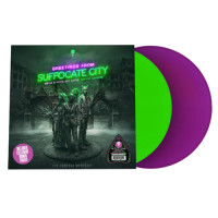 Funeral Portrait - Greetings From Suffocate City; From Beyond the Abyss (Green/Purple) vinyl cover