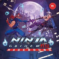 Game Music - Ninja Gaiden: Ragebound; Soundtrack. (Transparent Blue & Magenta) vinyl cover