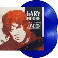 Gary Moore - Live From London Blue Transparent vinyl cover