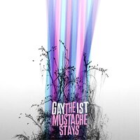 Gaytheist - The Mustache Stays vinyl cover