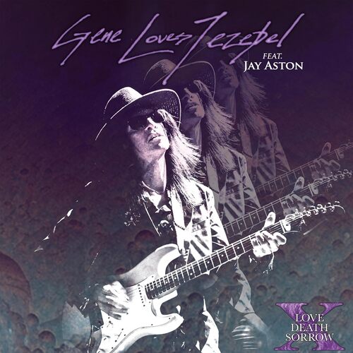 Gene Loves Jezebel - X; Love Death Sorrow (Purple Marble) vinyl cover