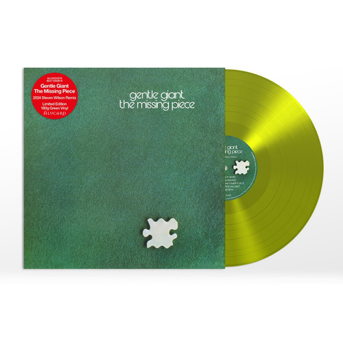 Gentle Giant - The Missing Piece (Steven Wilson Remix Transparent) vinyl cover