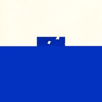 Geographer - Down And Out In The Garden Of Earthly Delights (Royal Blue & Cream) vinyl cover